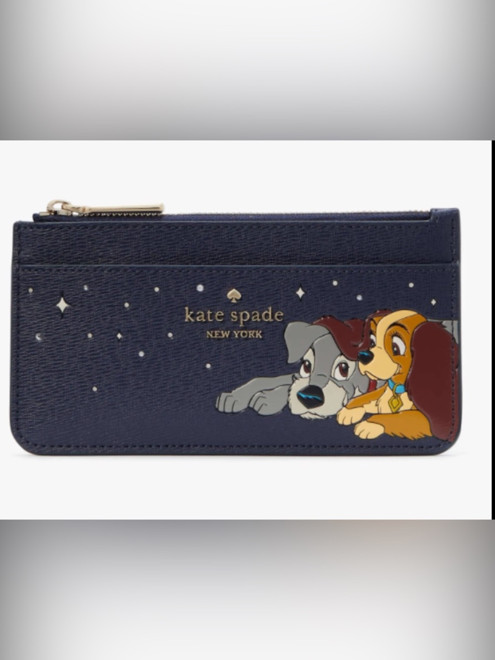 Kate Spade x Disney Lady & the Tramp Novelty Wallet NWT